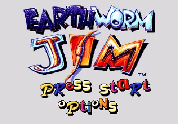 Earthworm Jim (Europe) screen shot title